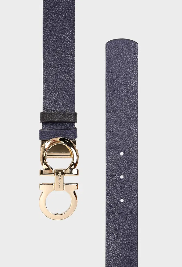 Двосторонній шкіряний ремінь FERRAGAMO 23A564 225/0AQ Ціна