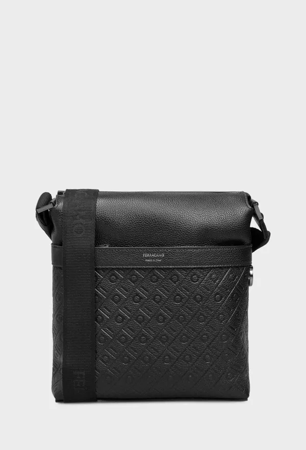 Кожаная сумка MONOGRAM MESSENGER FERRAGAMO 241916 226/0C2 Купить
