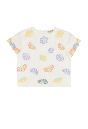 Лляна блуза Stella McCartney Kids TU5B11 124/91p Купити