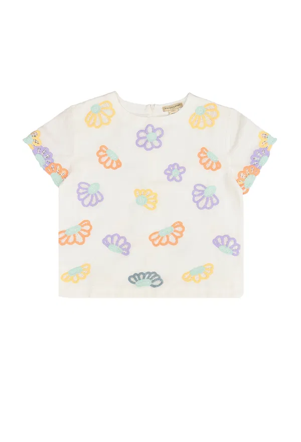 Лляна блуза Stella McCartney Kids TU5B11 124/91p Купити