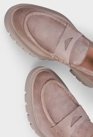 Замшевые лоферы Santoni 59020 225/0D6 в Украине