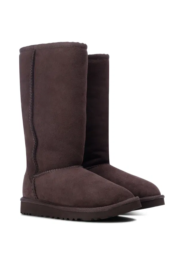 Замшеві чоботи з хутром UGG 5229  S210/83M Купити