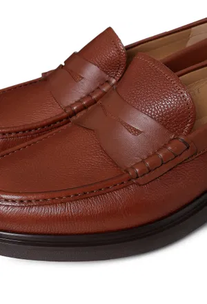 Кожаные лоферы FERRAGAMO 020233 123/0A3 оригинал