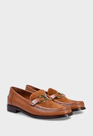 Кожаные мокасины MARYAN COR FERRAGAMO 01K580 225/0AT Цена