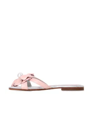 Шкіряні шльопанці BLUMARINE SHOES B5669 V111/0R 1 Ціна