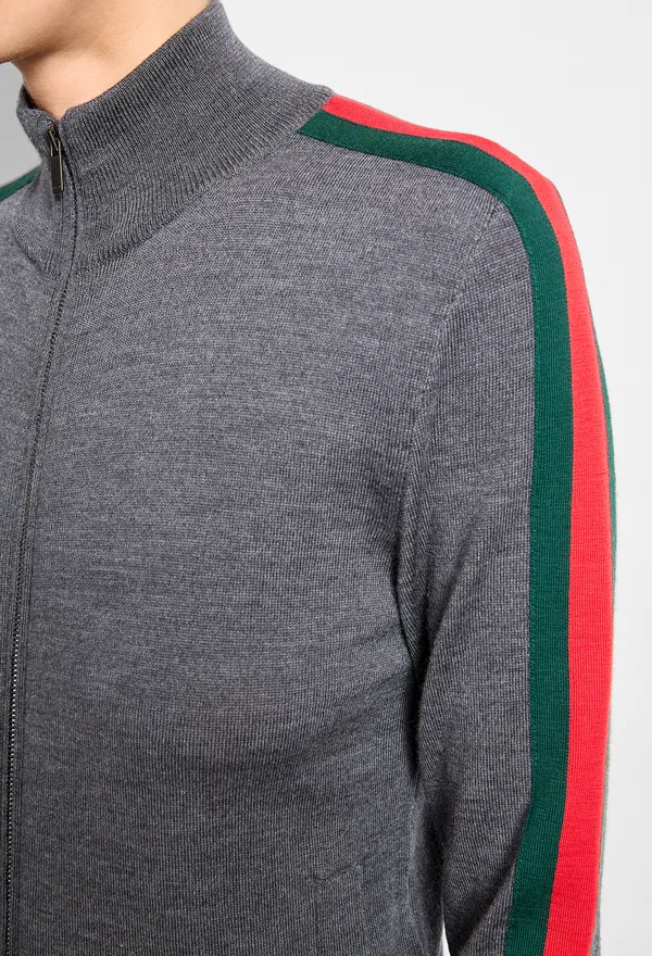 Шерстяная спортивная кофта Gucci A006FM 226/9HX фото