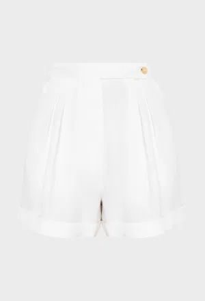 Льняные шорты Loro Piana FAQ9578 126/9B1 Купить