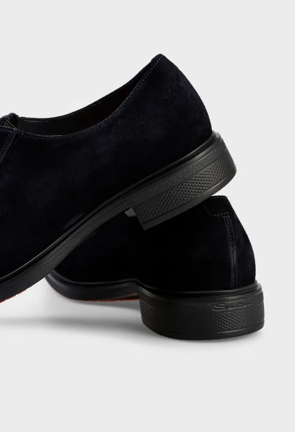 Замшевые дерби Santoni 19291 126/0DQ оригинал