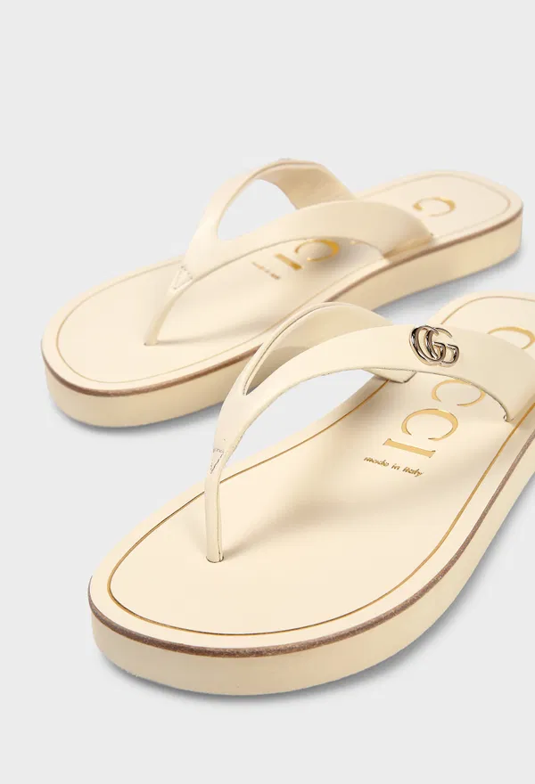 Кожаные вьетнамки DOUBLE G Gucci 854815 126/0AE в Украине
