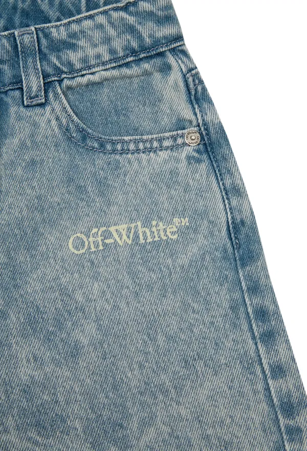 Дитячі джинсові блакитні шорти Off-White GYS145 126/9G в Україні