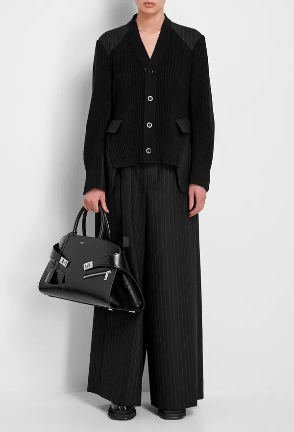Шерстяные брюки Sacai 24-07415 224/9H2 Купить
