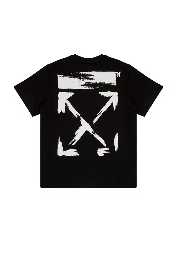 Дитяча чорна футболка Off-White 44BA60 126/92 Ціна