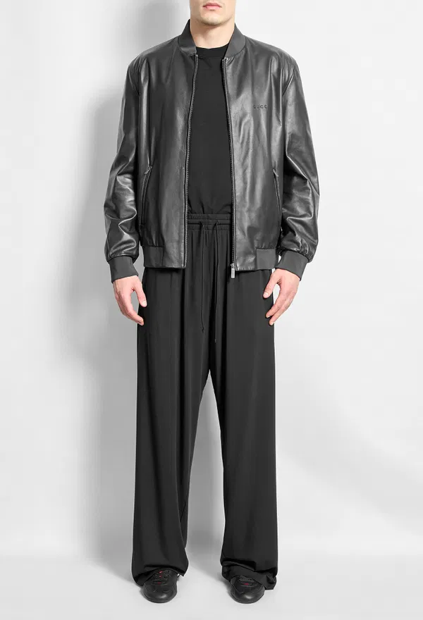 Кожаный бомбер Gucci 872085 226/0A2 Купить