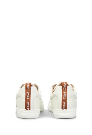 Детские белые кожаные кроссовки Chloé C2088  126/01c в Украине