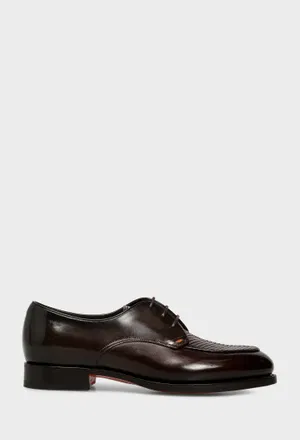 Кожаные дерби Santoni 19287 126/0AW Купить