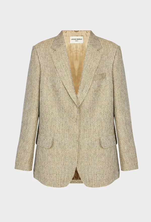 Льняной пиджак OFFICINE GÉNÉRALE WTLG401 126/9D0 Купить