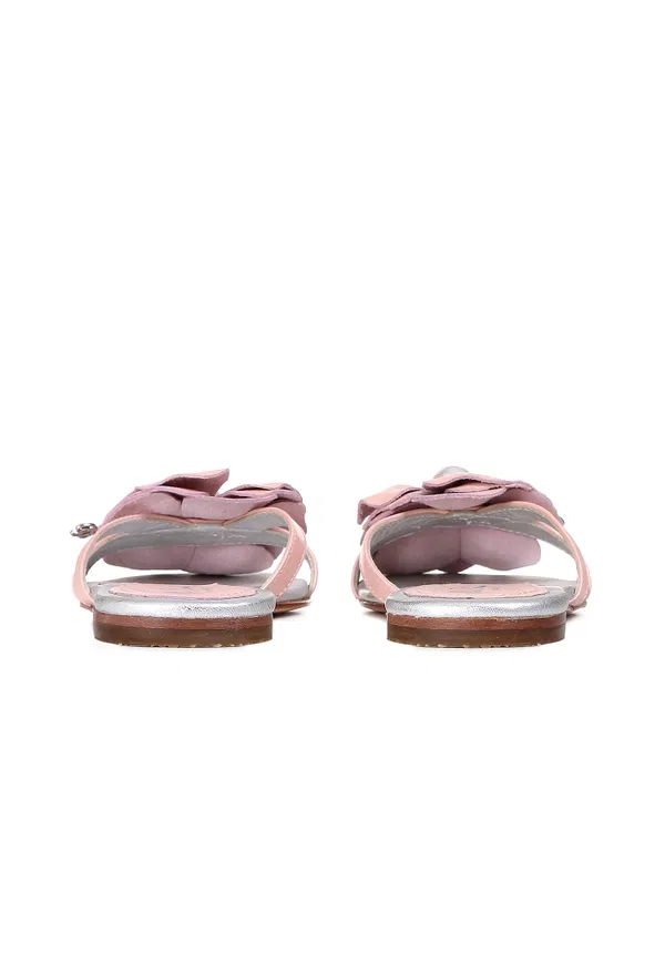 Шкіряні шльопанці BLUMARINE SHOES B5669 V111/0R 1 в Україні