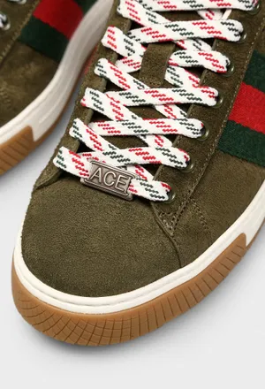 Замшеві кросівки ACE Gucci 849836 126/0DH в Україні