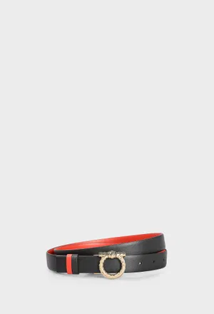 Двосторонній шкіряний ремінь FERRAGAMO 230372 125/0A2 Купити