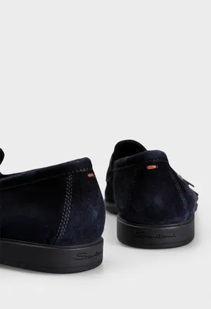 Замшевые монки Santoni 19006 125/0DQ оригинал