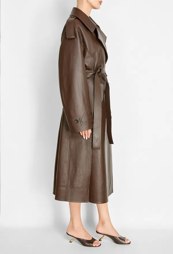 Шкіряний плащ FERRAGAMO 13H713 225/0AW в Україні