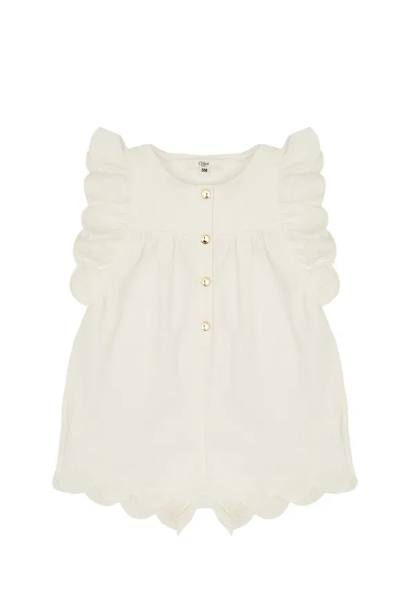 Дитяче біле боді Chloé C2090  126/91 Купити