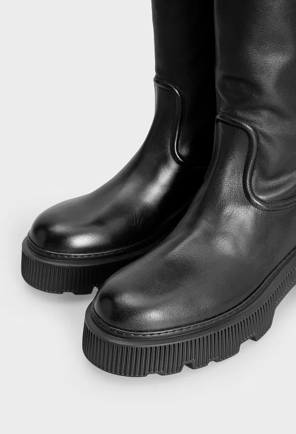 Шкіряні чоботи Santoni 71108 224/0A2 в Україні