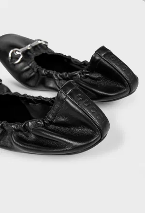 Кожаные балетки PRIMA Gucci 875322 226/0A2 оригинал