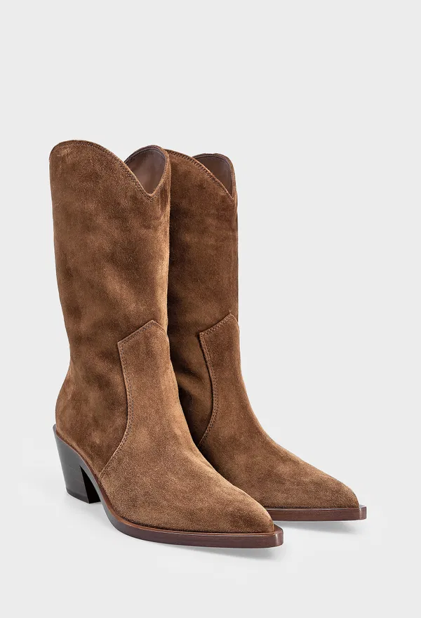 Замшевые ботинки Gianvito Rossi G72999 225/0D3 Цена