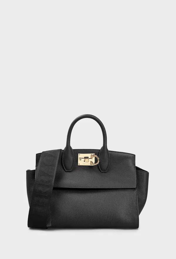 Кожаная сумка STUDIO FERRAGAMO 214493 425/0A2 Купить
