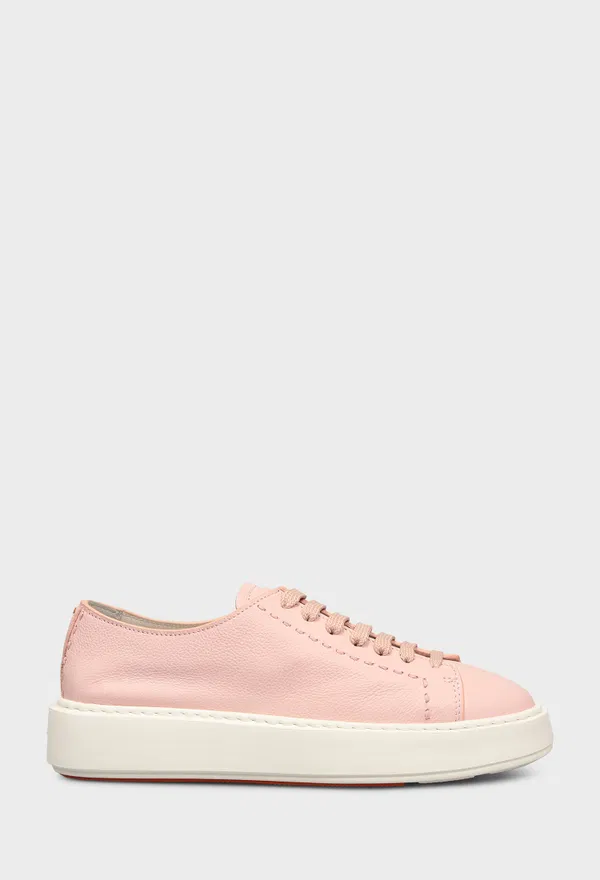 Кожаные кеды Santoni 61355 126/0AR Купить