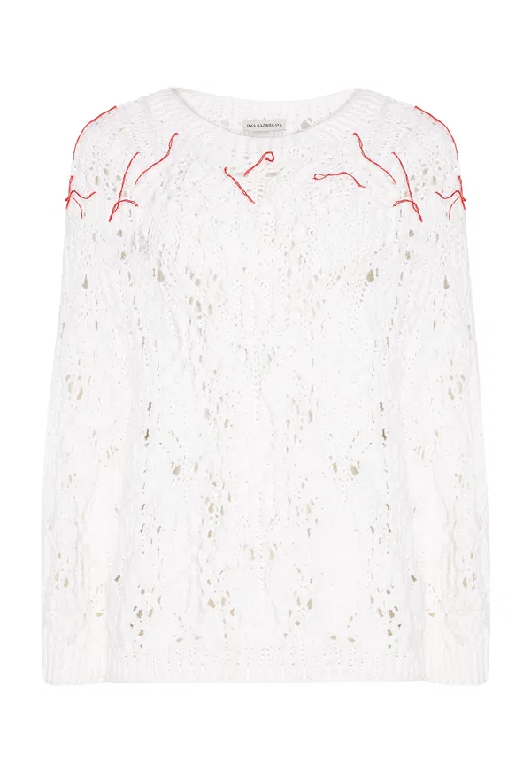 Свитер Vika Gazinskaya 28634 FW19-2246 WHITE 219 Купить