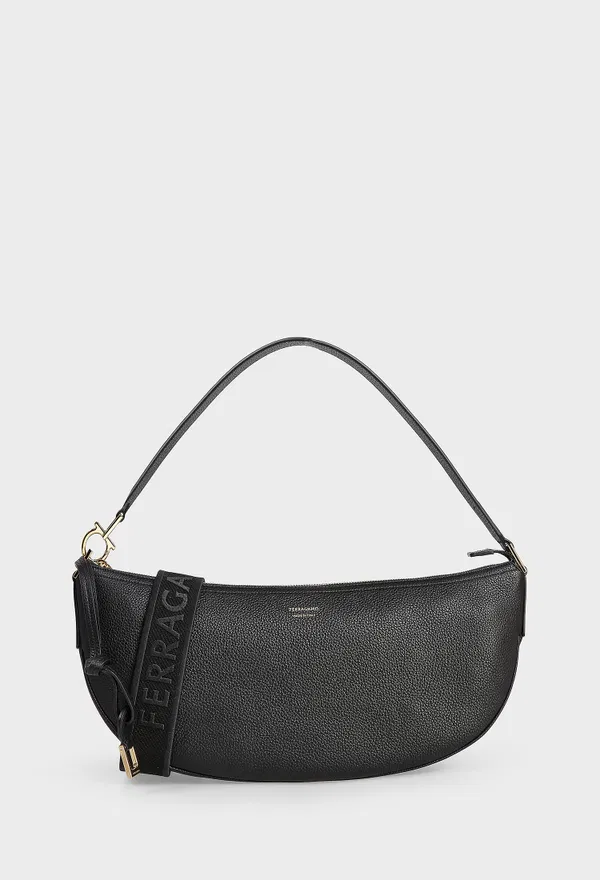 Кожаная сумка BORSA A TRACOLLA SMILE FERRAGAMO 219874 225/0A2 фото