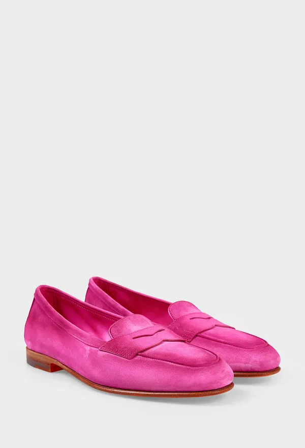 Замшевые лоферы Santoni 71031 126/0DU Цена