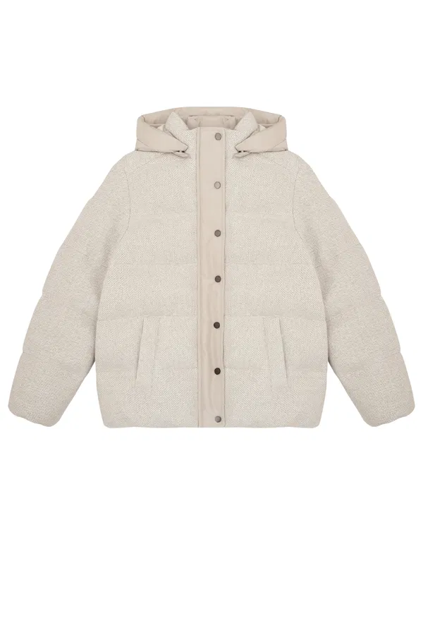 Кашеміровий пуховик Brunello Cucinelli TJ452  225/9E Купити