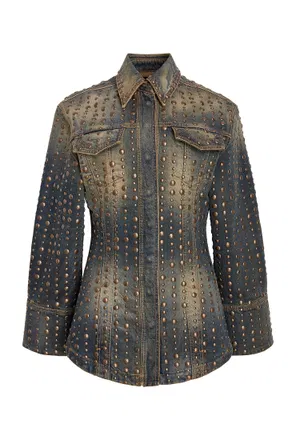 Джинсовая куртка Blumarine J019A 123/9AQJ Купить