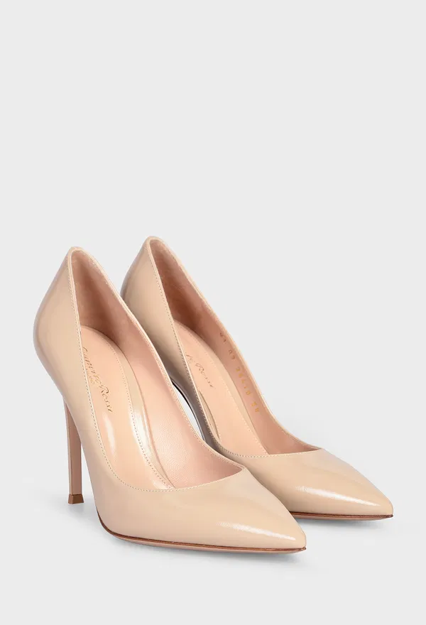 Кожаные лодочки GIANVITO 105 Gianvito Rossi G28470 125/0A6 Цена