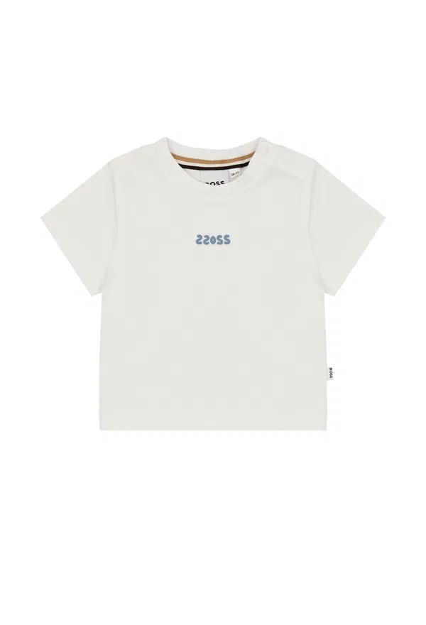 Дитяча біла футболка Boss J52891 126/91 Купити