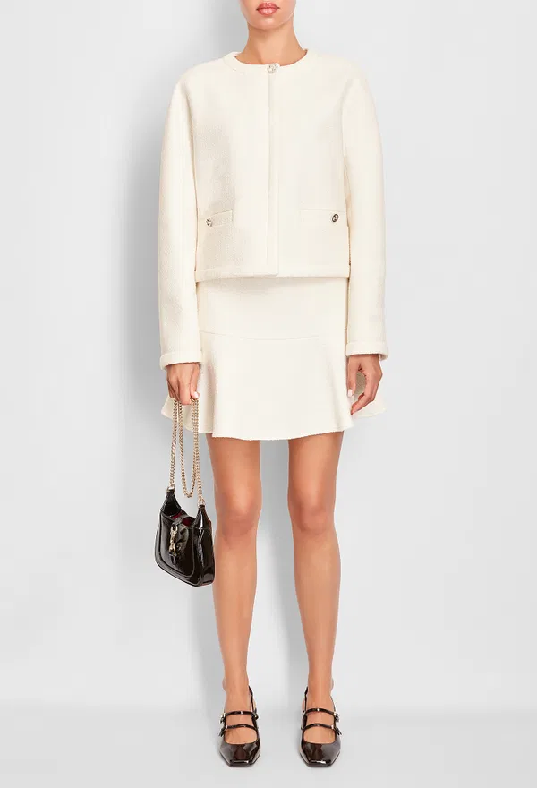 Шерстяная юбка Gucci 826594 225/9HE Купить