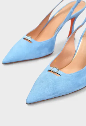 Замшевые слингбэки Santoni 72106 126/0DG в Украине