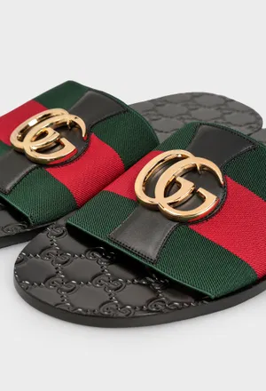 Шлепанцы RIVIERA SLIDE  Gucci 871759 226/1I2 в Украине