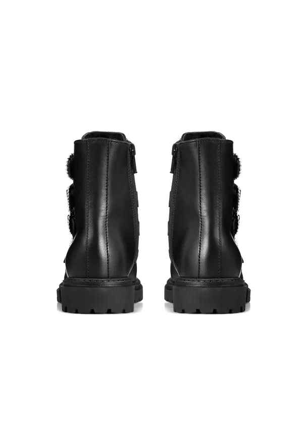 Шкіряні черевики з хутром Florens K2345  220/02 в Україні