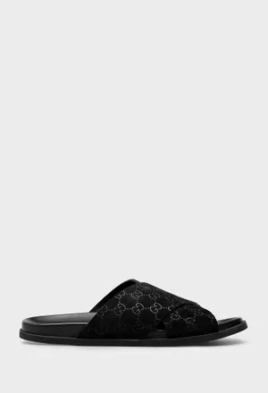 Кожаные шлепанцы  Gucci 834940 125/0C2 Купить