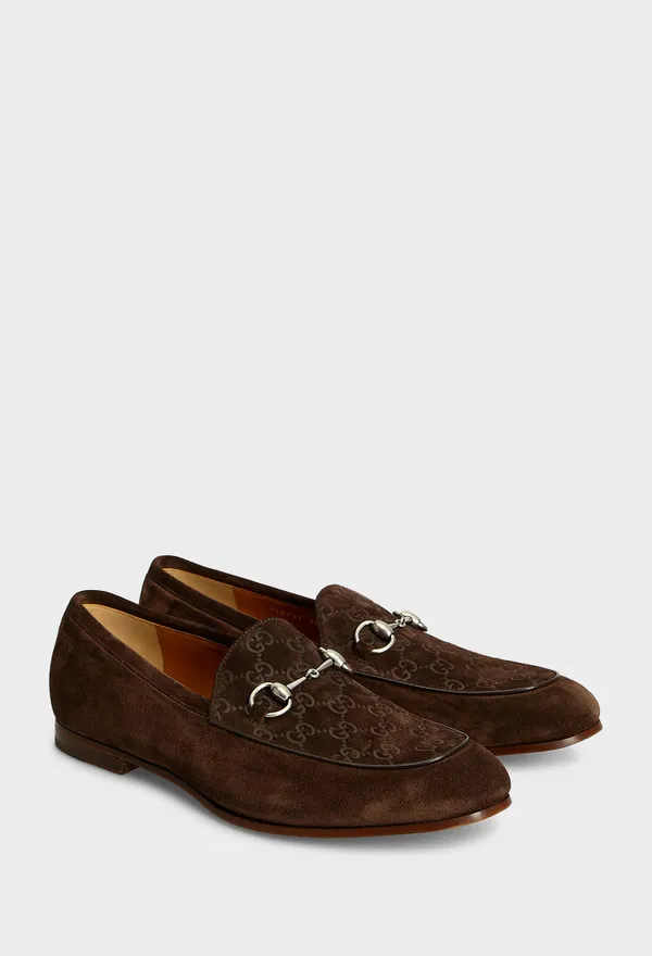 Замшеві лофери HORSEBIT Gucci 798997 224/9D3 Ціна