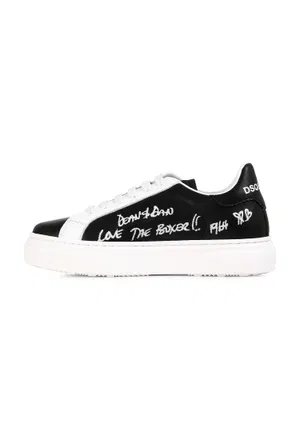 Шкіряні кеди Dsquared2 68565  221/02c Ціна