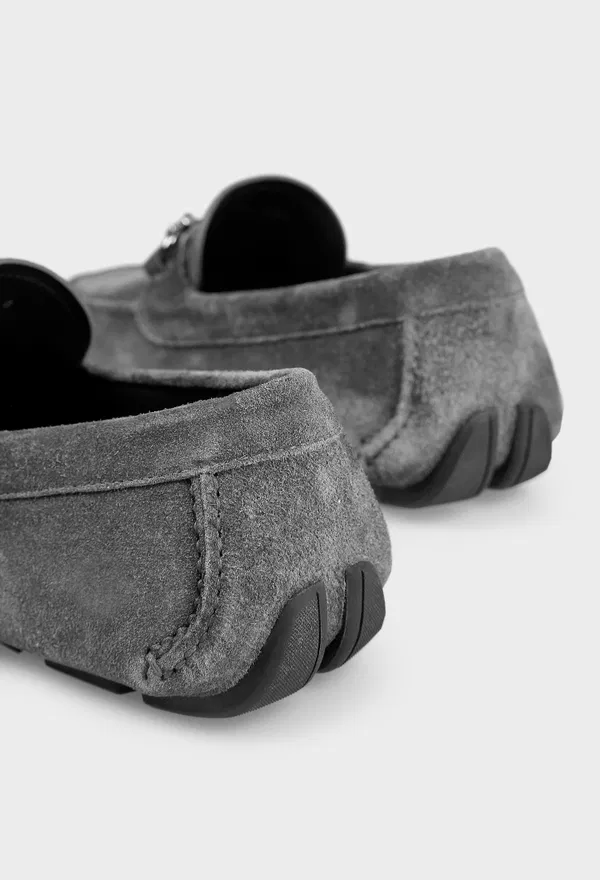 Замшевые мокасины GANCINI FERRAGAMO 02C398 126/0D7 оригинал