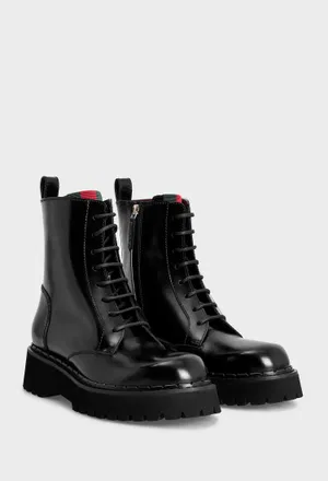 Кожаные ботинки Gucci 794394 224/0A2 Цена