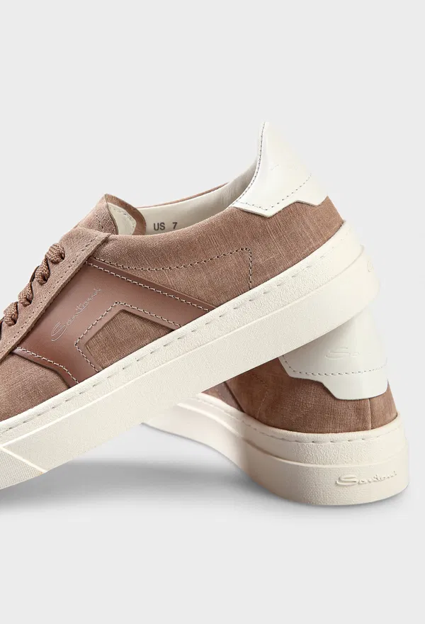 Кожаные кеды Santoni 21964 126/0A6 оригинал
