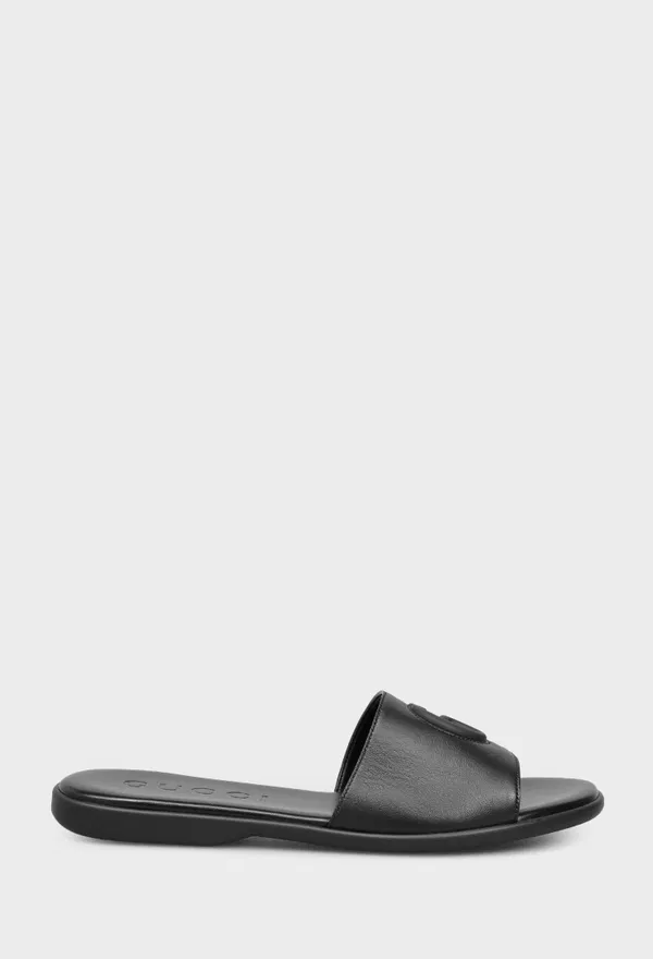 Кожаные шлепанцы NAPPA FARAN Gucci 874910 226/0A2 Купить