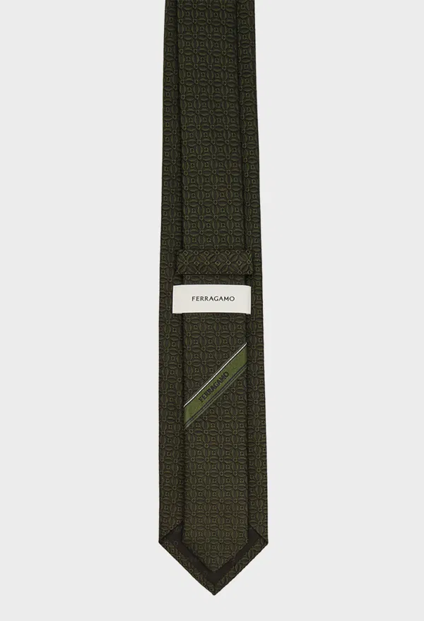 Шовкова краватка FERRAGAMO 351265 226/9CH Ціна